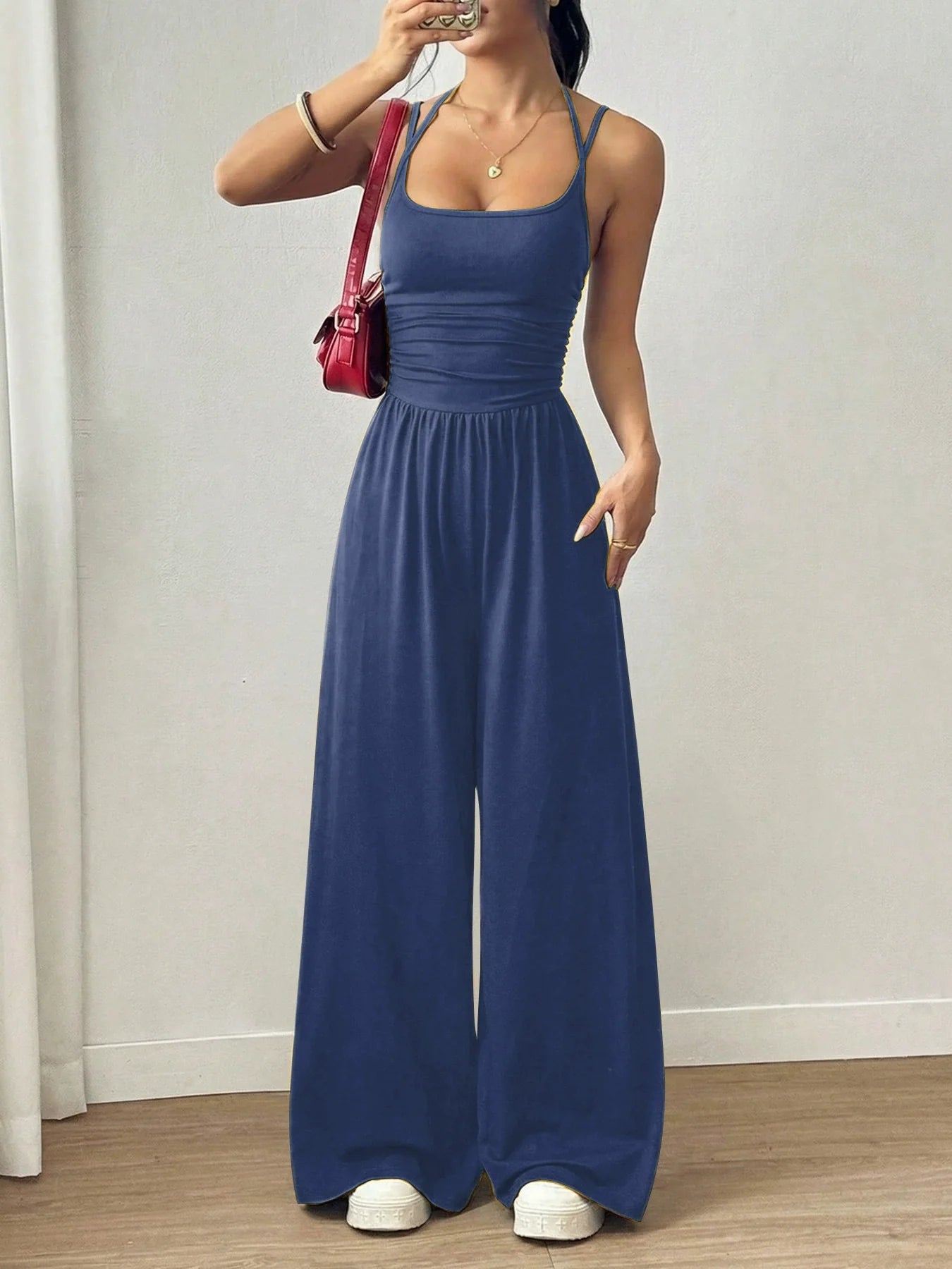 Summer Stretch Utility Jumpsuit Essential