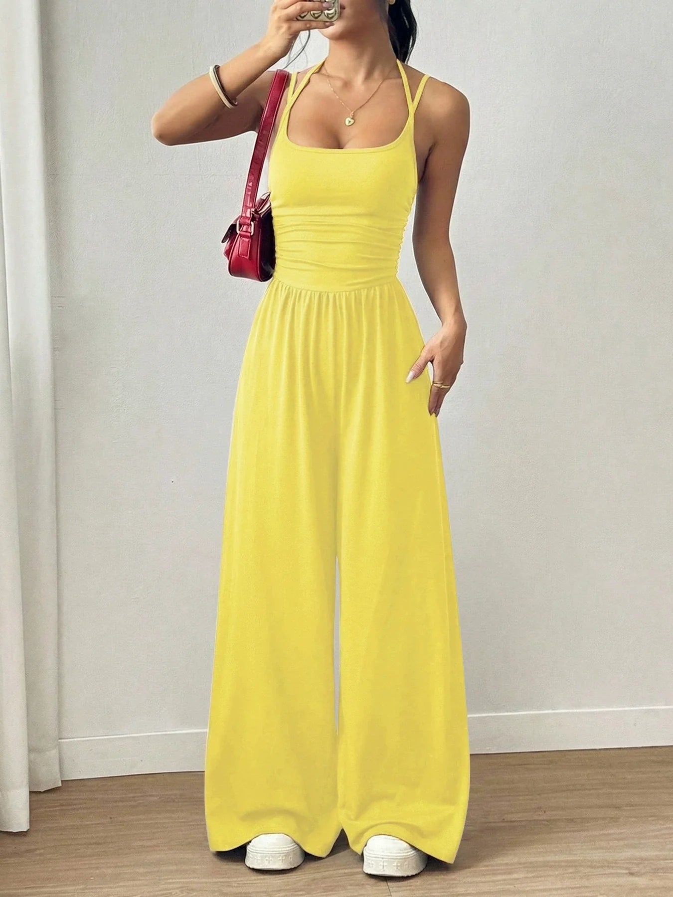 Summer Stretch Utility Jumpsuit Essential