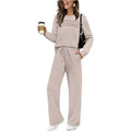 🔥HOT SALE 49% OFF✨💐Women's Crew Neck Top & Drawstring Pants Set